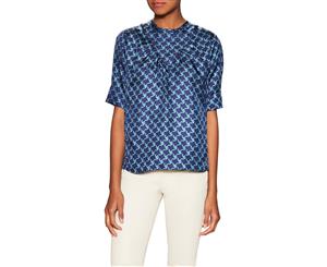 Tocca Silk Twill Printed Blouse