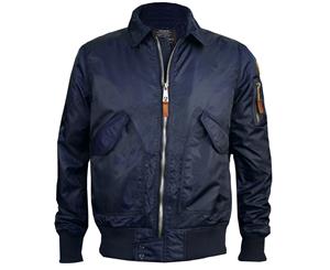 Top Gun CWU 45 Flight Jacket Navy Blue - Blue