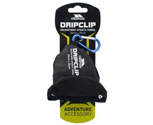 Trespass Dripclip Microfibre Towel Keyring With Carabiner Clip (Blue) - TP551