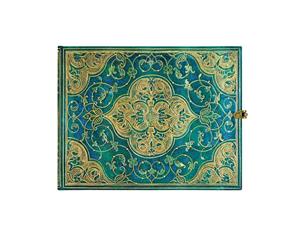 Turquoise Chronicle Unlined Guest Book  Paperblanks