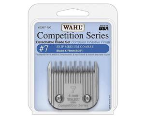 WAHL Competition Series Detachable Blade Set (#7 Skip Medium Coarse 4mm) Pet