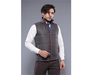 Wessi Slimfit Two Sided Burgundy Waistcoat