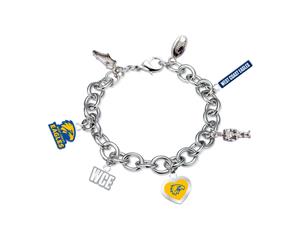 West Coast Eagles AFL Charm Bracelet Team Logo Charms Jewellery