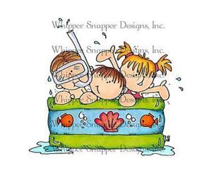 Whipper Snapper Cling Stamp 4 Inch X6 Inch - The Kiddie Pool