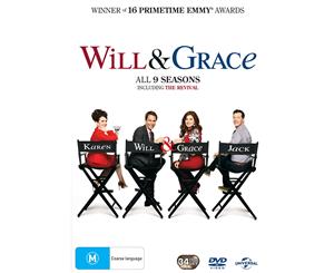 Will and Grace Series 1-9 Box Set DVD Region 4