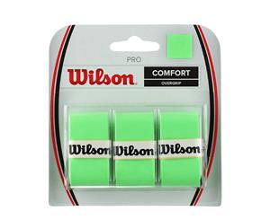 Wilson Pro Overgrip 3 Pack - Green