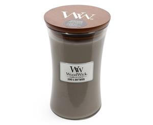 WoodWick Large Candle - Sand & Driftwood