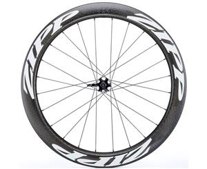 Zipp 404 Firecrest Carbon Clincher Tubeless 6-Bolt Disc Brake Front Wheel White