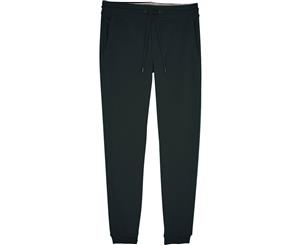 greenT Mens Organic Steps Drawcord Relaxed Fit Jogger Pants - Black