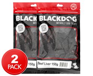 2 x Blackdog Beef Liver Treats 150g