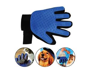 2in1 Pet Deshedding Massage Glove Dog Cat Hair Grooming Remover Right Hand Mitt