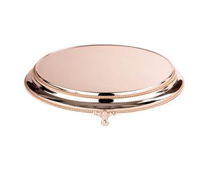 35cm/14" Plateau Rose Gold Plated stands standing 9.5cm High