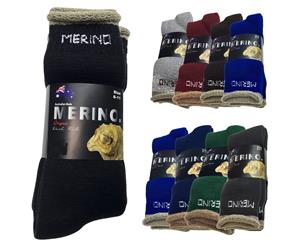 9 Pairs Merino Wool Men's Socks - Assorted