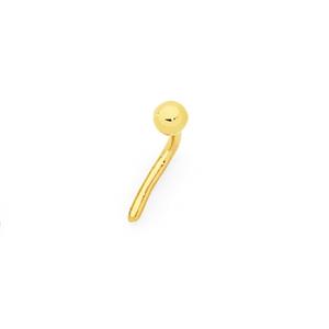 9ct Gold 2mm Ball Nose Stud