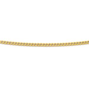 9ct Gold 50cm Curb Chain