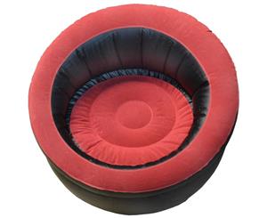 AB Tools Single Inflatable Chair Blow Up Sofa Seat Lounger Gaming Pod Camping Lounge