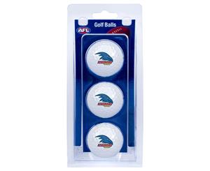 Adelaide Crows Golf Balls - 3Pk