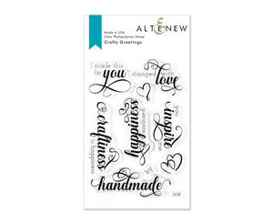 Altenew Stamp Set - Crafty Greetings 4in x 6in