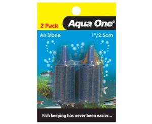 Aqua One Airstone 2.5cm 2 Pack