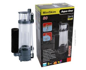 Aqua One Protein Skimmer Coral Reef Aquarium Fish Tank Miniskim 80