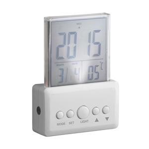 Arlec 240V Digital Clock Auto LED Night Light