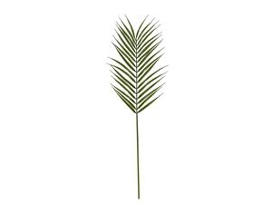 Artificial Fake Leaves Greenery Foliage Branch Leaf Bush Grass Bunch Decor [Design Single Leaf - Palm (84cm)]