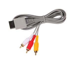 Audio Video RCA AV Cable TV Cord for Nintendo Wii/Wii U/Wii mini Console