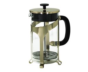 Avanti Ambassador Gold Finish 8 Cup Coffee Plunger Press - 1 Litre