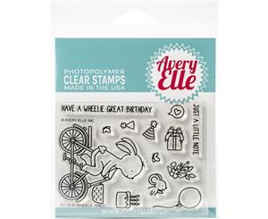 Avery Elle Clear Stamp Set 4in x 3in - Wheelie Great