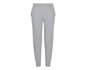 Awdis Just Hoods Childrens/Kids Tapered Jogging Bottoms (Heather Grey) - PC2968