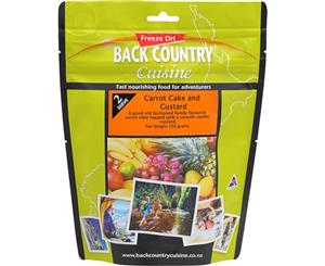 Back Country Cuisine Carrot Cake & Custard 2-Serve 150g Freeze-Dried Desert