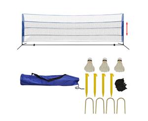 Badminton Net Set with Shuttlecocks 500x155cm Net Stand Portable Sport