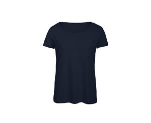 B&C Womens/Ladies Favourite Cotton Triblend T-Shirt (Navy Blue) - BC3644