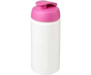 Baseline Plus 500Ml Flip Lid Sport Bottle With Grip (White/Pink) - PF2822