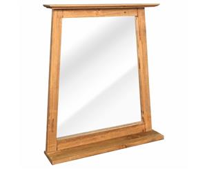 Bathroom Mirror Solid Recycled Pinewood Toilet Makeup Vanity Mirror