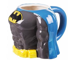 Batman Moulded Chest Design Ceramic Coffee Mug Cup 490mL