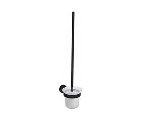 Black Loui Toilet Pan Brush & Holder