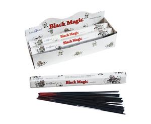 Black Magic (Pack Of 6) Stamford Hex Incense Sticks