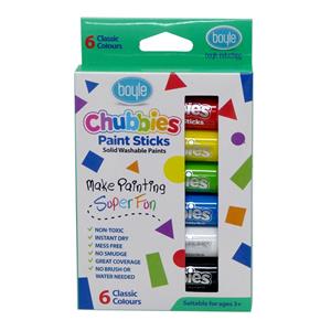 Boyle Classic Colours Chubbies Paint Sticks