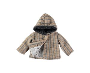 Buho Jeremy Baby Check Wool & Mohair-Blend Jacket