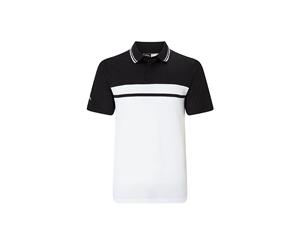 Callaway Colour Blocked Pique Polo - Caviar - Mens