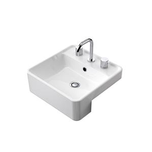 Caroma Carboni II Semi Recessed Basin 3TH