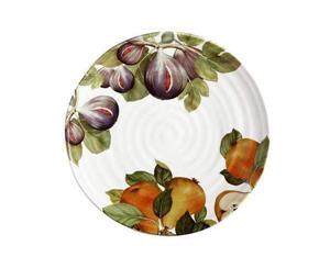 Ceramica Cuore Frutti Round Platter 39cm Fig Pear