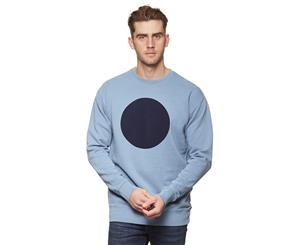 Chester St Men's Focal Crew Sweater - Blue