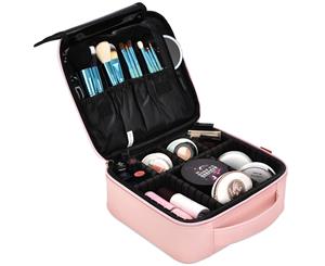 CoolBELL Women's Travel Cosmetic Bag-Rose gold