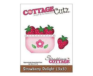 Cottagecutz Die 3X3 Strawberry Delight