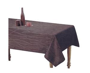 Country Style New Table Cloth SONATA CHOCOLATE Tablecloth RECT 140x185cm New