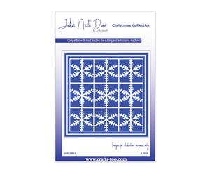 Crafts Too - John Next Door Christmas Collection Die Set - Snowflake Lattice