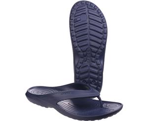 Crocs Mens Classic Flip Flop Casual Comfort Lightweight Croslite Shoes - Navy