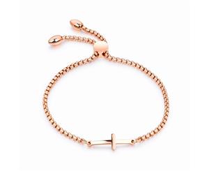 Cross Bracelet Slider Series - Rose Gold